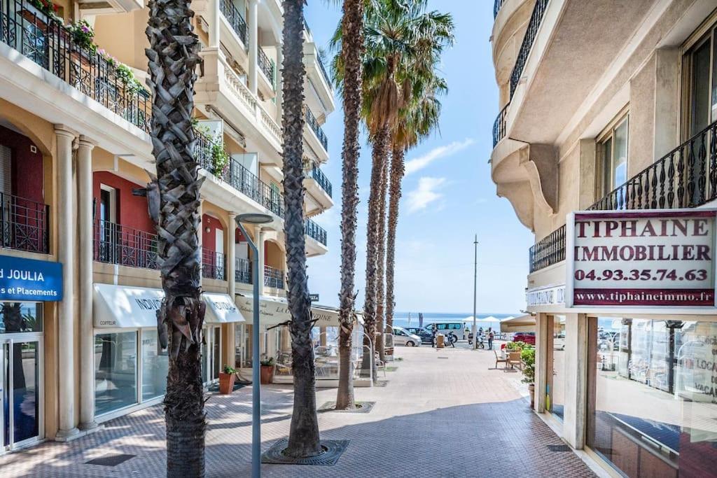 Superbe Studio Avec Terrasse En Front De Mer Ментона Екстериор снимка